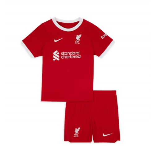 Dres Liverpool Domaci za djecu 2023-24 Kratak Rukav (+ kratke hlače)